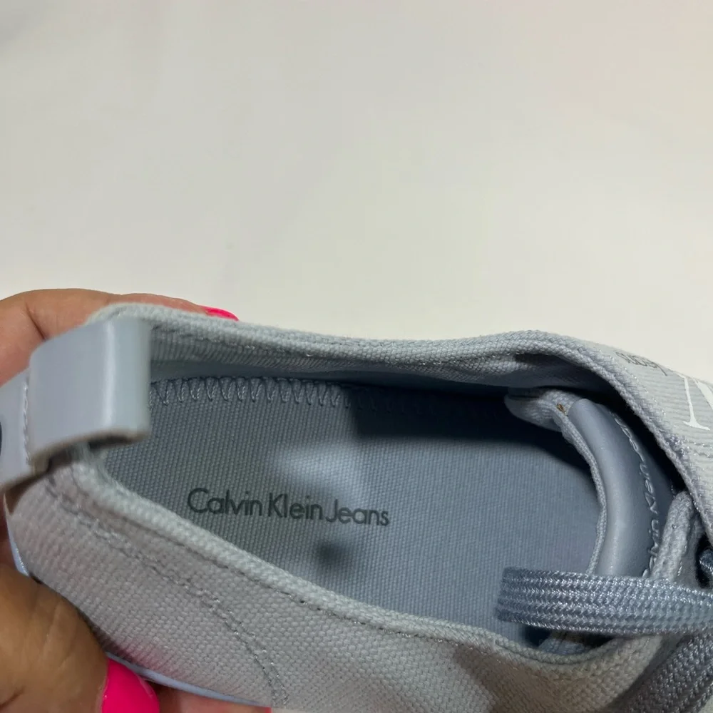 Calvin Klein‎ Jeans DORA Canvas Sneakers Womens Sz 9 BABY BLUE NEW